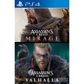 Assassins Creed Mirage &amp; Assassins Creed Valhalla Bundle PS4